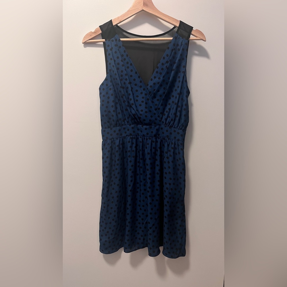 Teal Green Polka Dot Dress